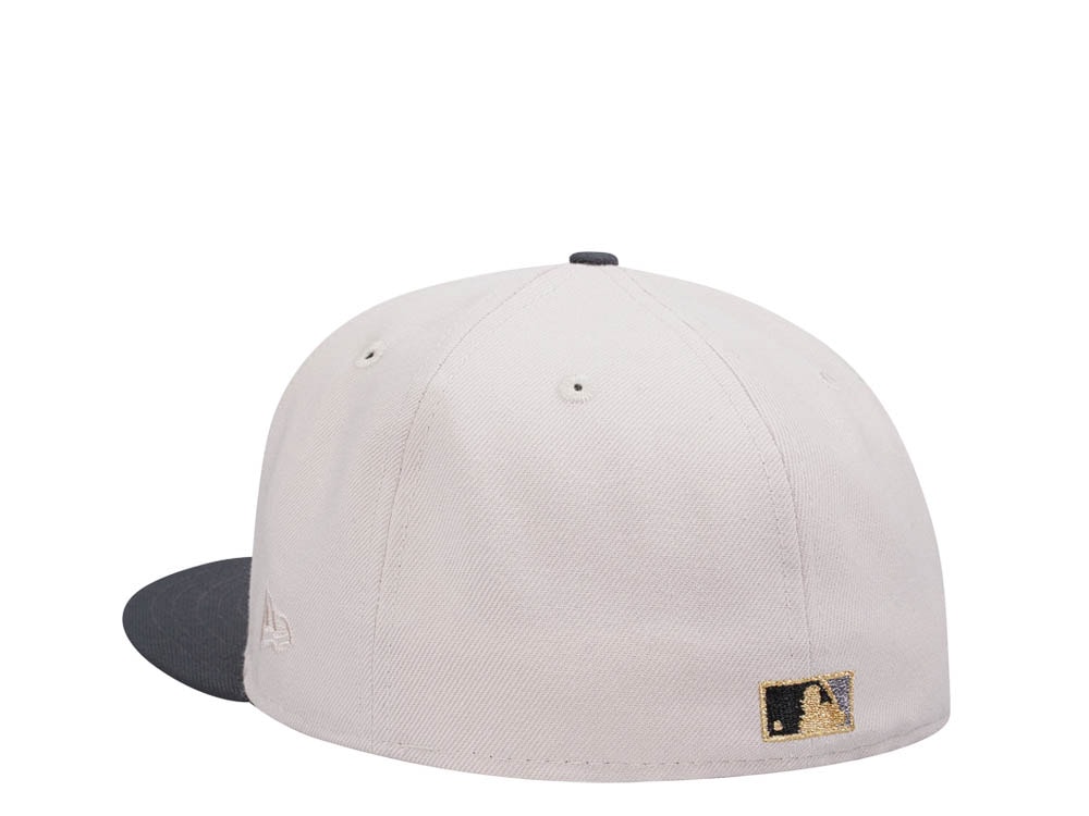 New Era Seattle Mariners 20th Anniversary Stone Gold Two Tone Edition 59Fifty Fitted Hat