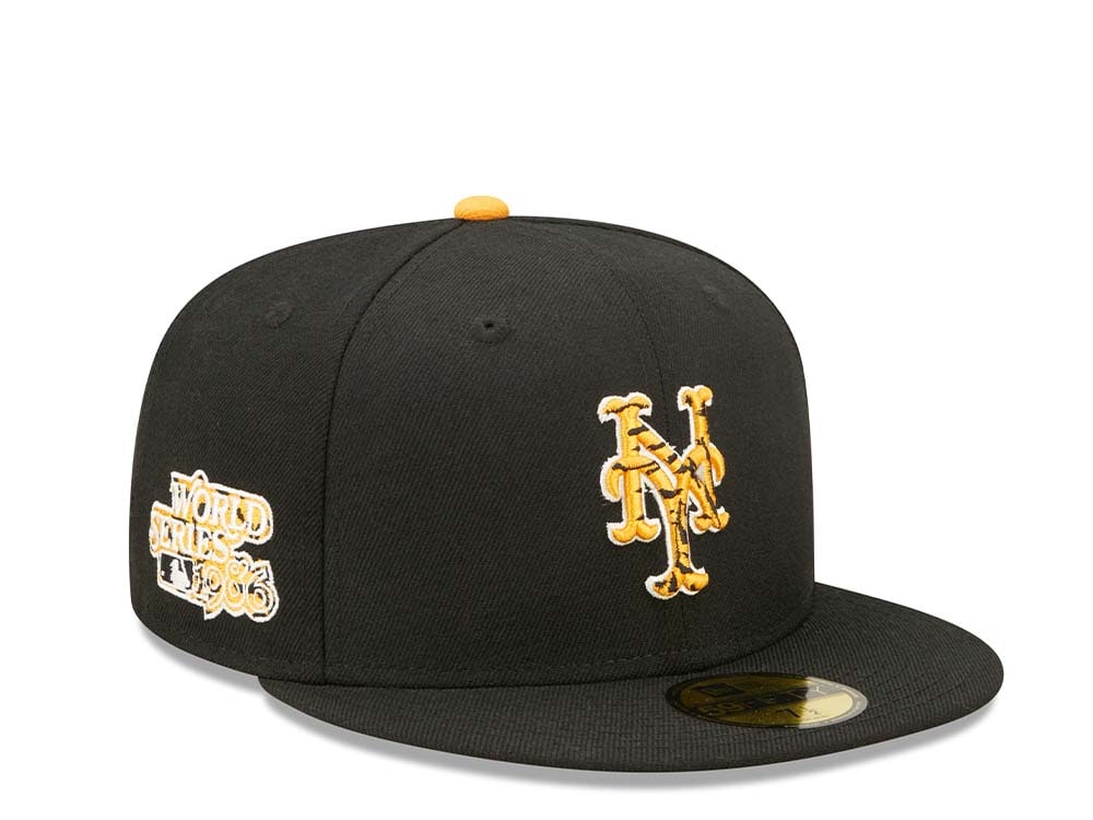 New Era New York Mets Tiger Infill 1986 World Series 59Fifty Fitted Hat