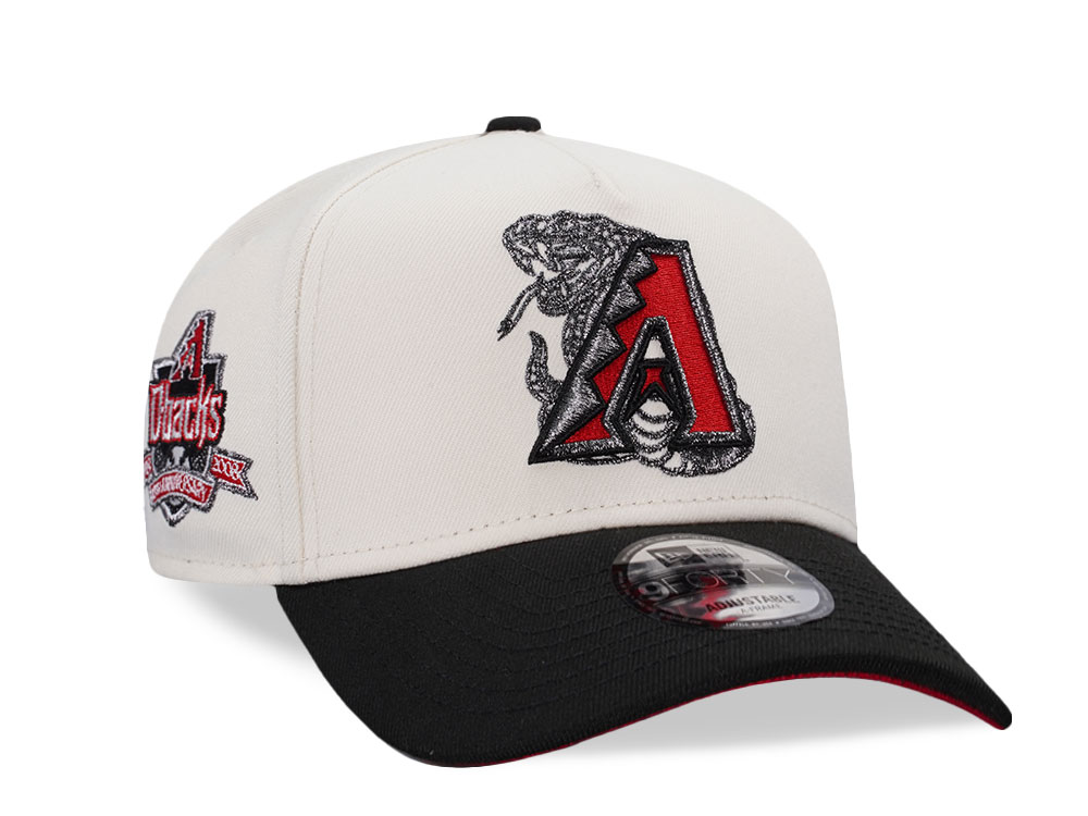 New Era Arizona Diamondbacks 10th Anniversary Chrome Two Tone Prime Edition 9Forty A Frame Snapback Cap