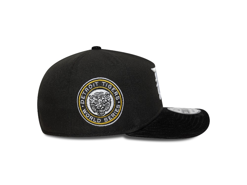 New Era Detroit Tigers Cooperstown Black Cord Visor 19Twenty Snapback Cap