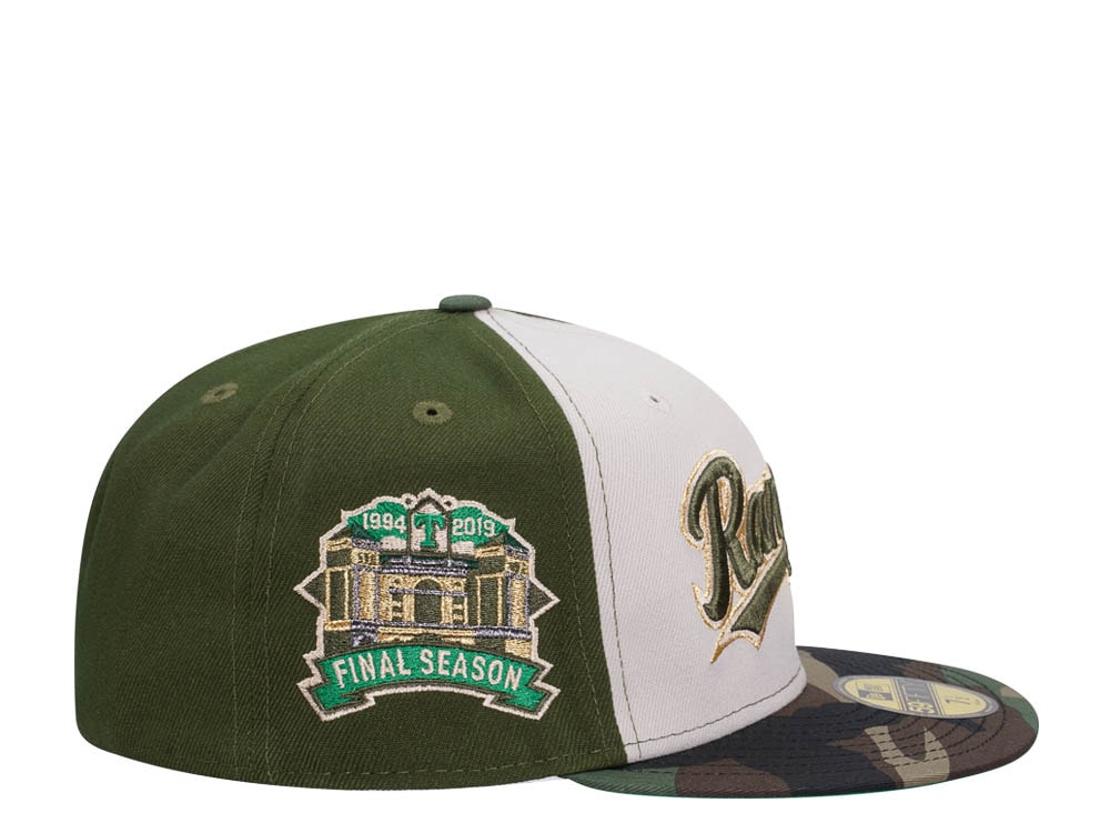 New Era Texas Rangers Final Season Outdoor Camo Edition 59Fifty Fitted Hat