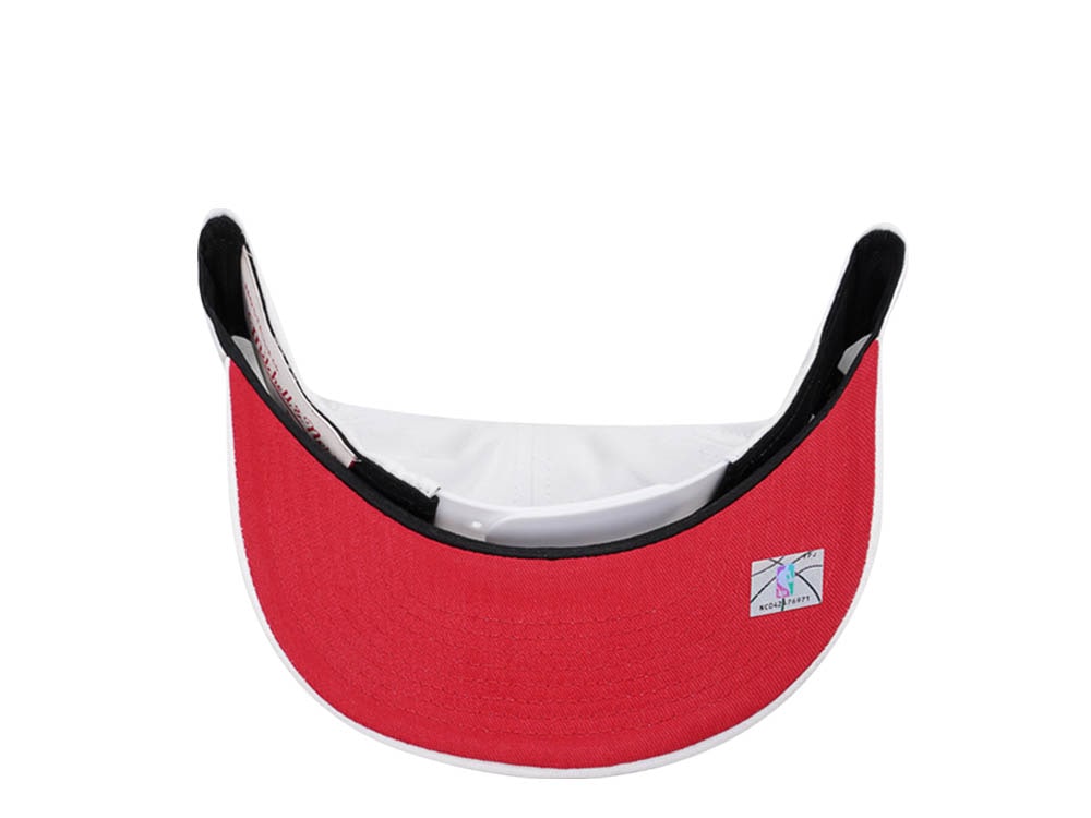Mitchell & Ness Miami Heat All in Pro White Snapback Hat