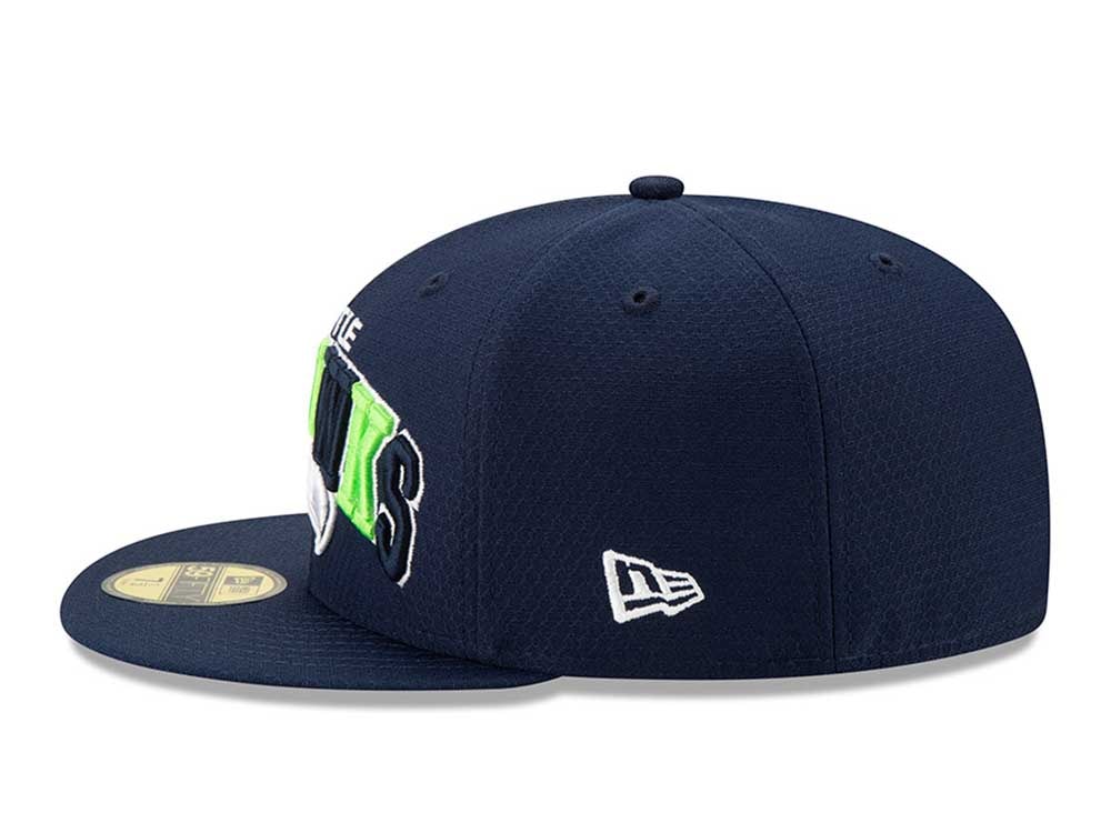 New Era Seattle Seahawks Sideline Cap Home 59Fifty Fitted Hat