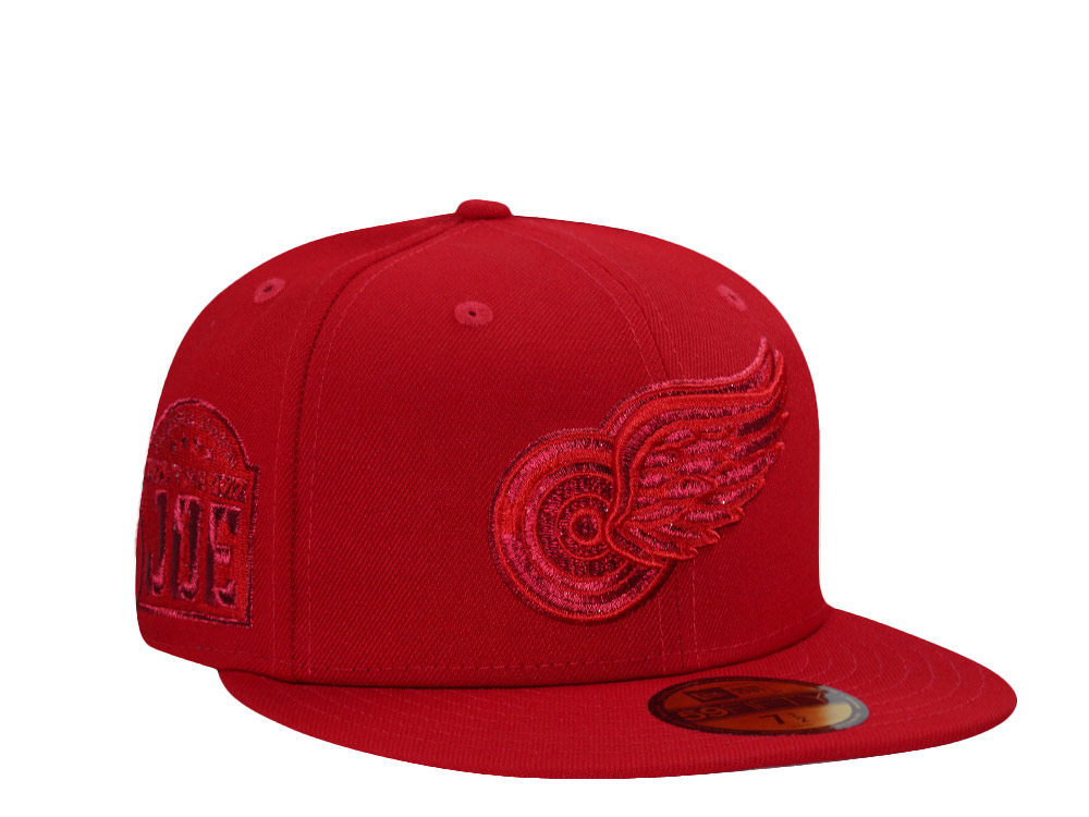 New Era Detroit Red Wings Metallic Farewell the Joe  Red Prime Edition 59Fifty Fitted Cap