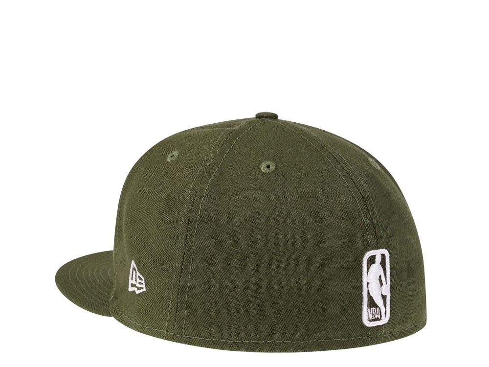 New Era Brooklyn Nets Rifle Green Edition 59Fifty Fitted Hat
