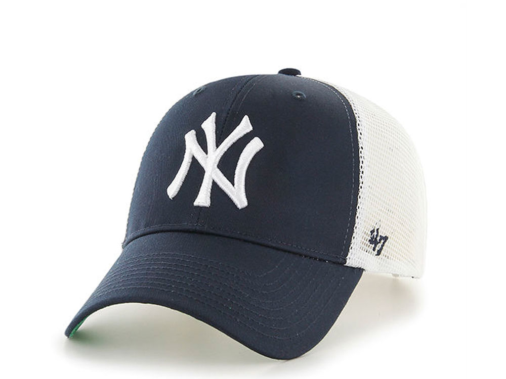 47Brand New York Yankees Black Classic Trucker Snapback Hat