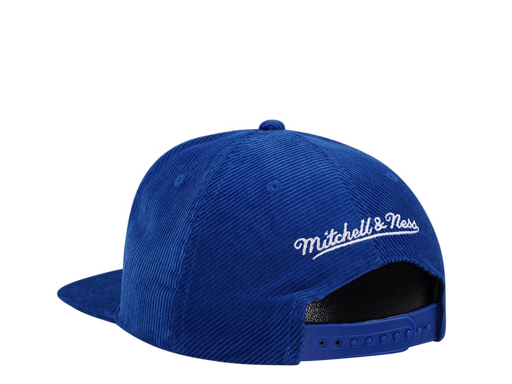 Mitchell & Ness Denver Nuggets Blue Cord Hardwood Classic Snapback Hat