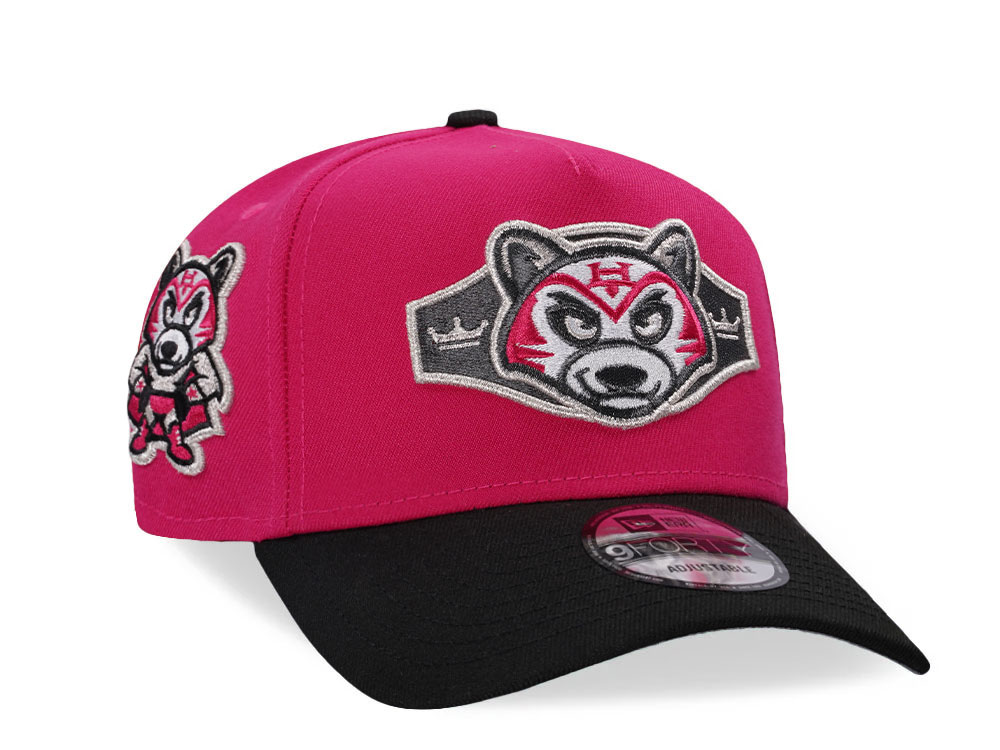 New Era Hudson Valley Renegades Pink Two Tone 9Forty A Frame Snapback Hat
