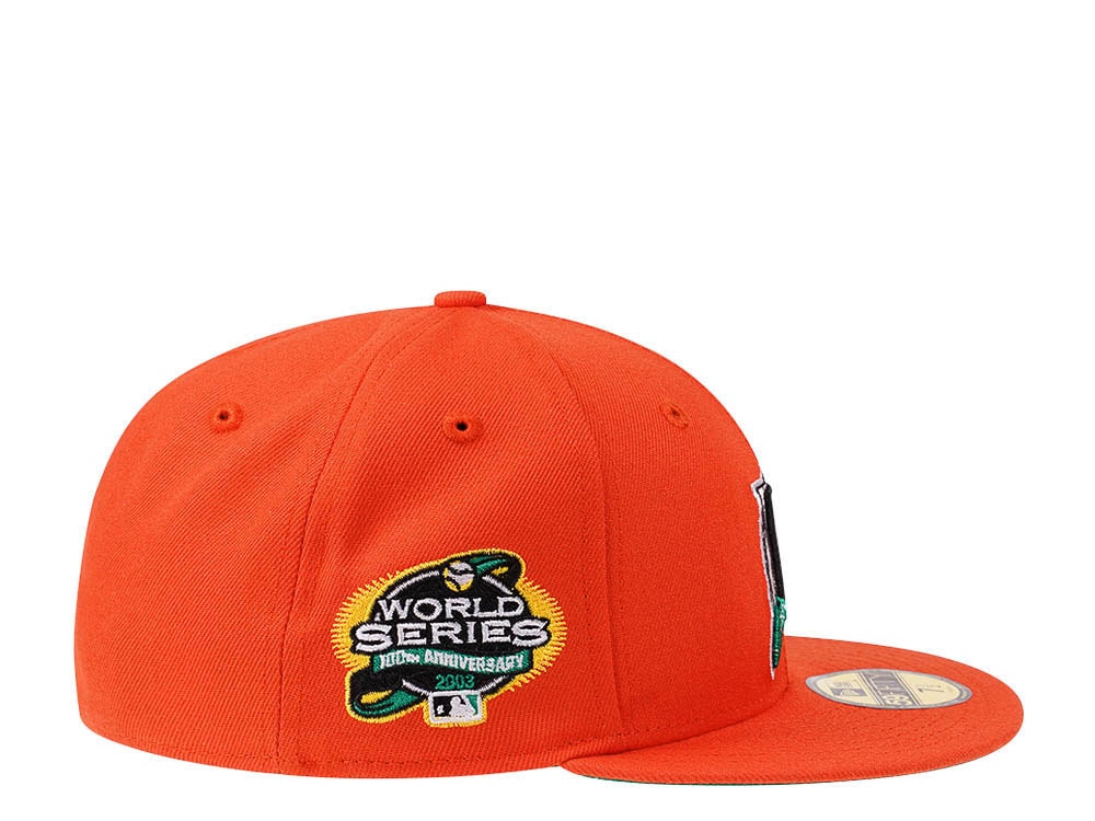 New Era Florida Marlins World Series 2003 Orange Flash Edition 59Fifty Fitted Hat