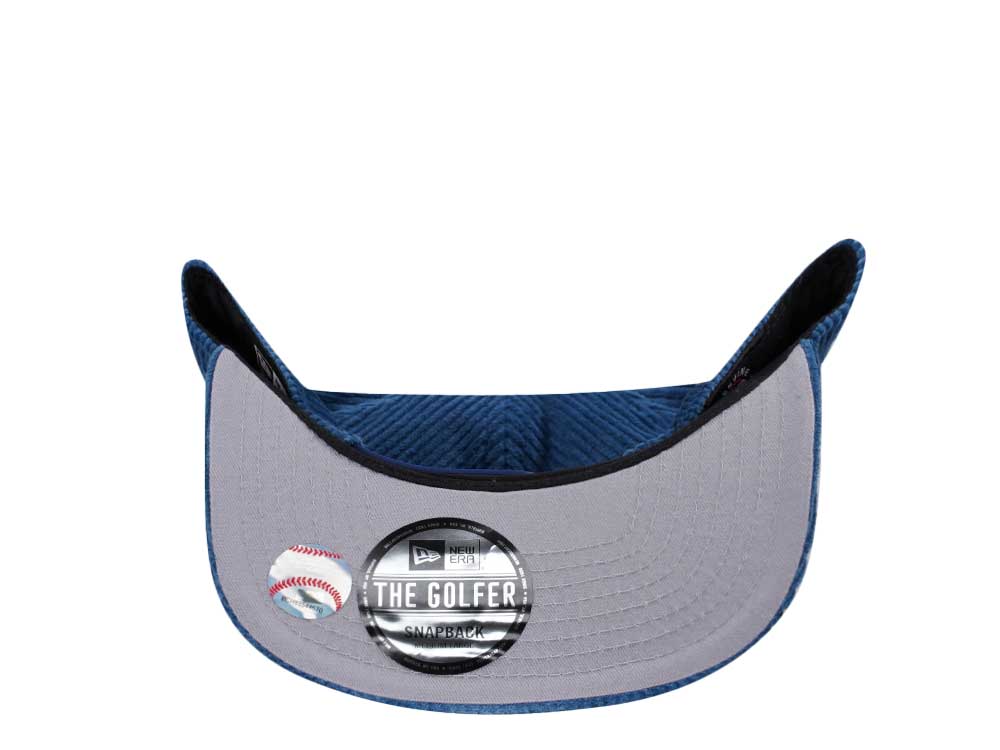New Era Los Angeles Dodgers Cord Blue Golfer Snapback Hat
