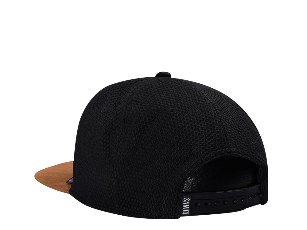 Djinns Honey Knit Black Snapback Hat