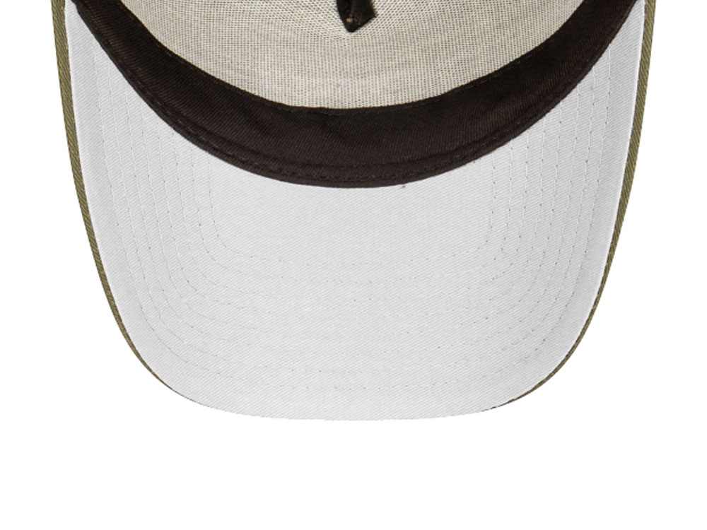 New Era Chicago Bulls Spanish Olive A Frame Snapback Hat