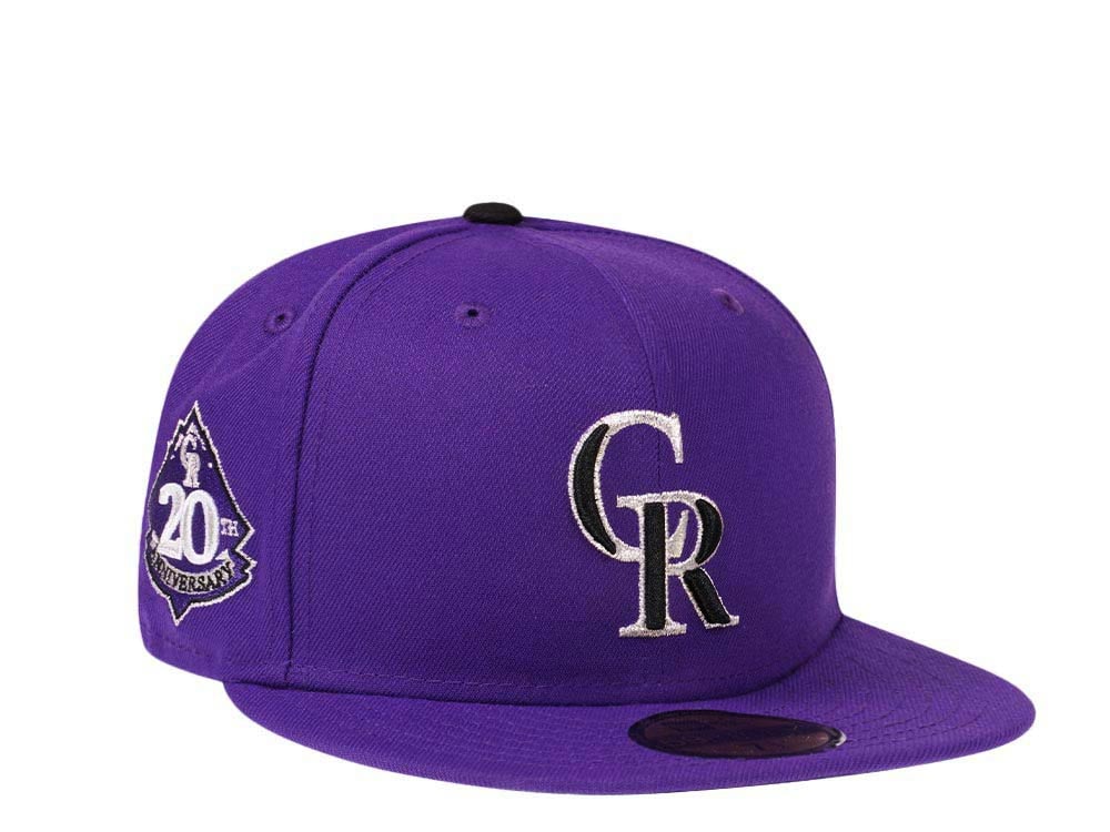 New Era Colorado Rockies 20th Anniversary Purple Edition 59Fifty Fitted Hat