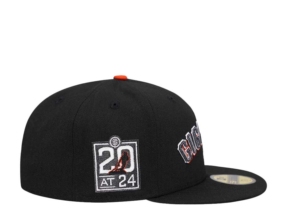 New Era San Francisco Giants 20 AT 24 Gigantes Black Pearl Edition 59Fifty Fitted Hat
