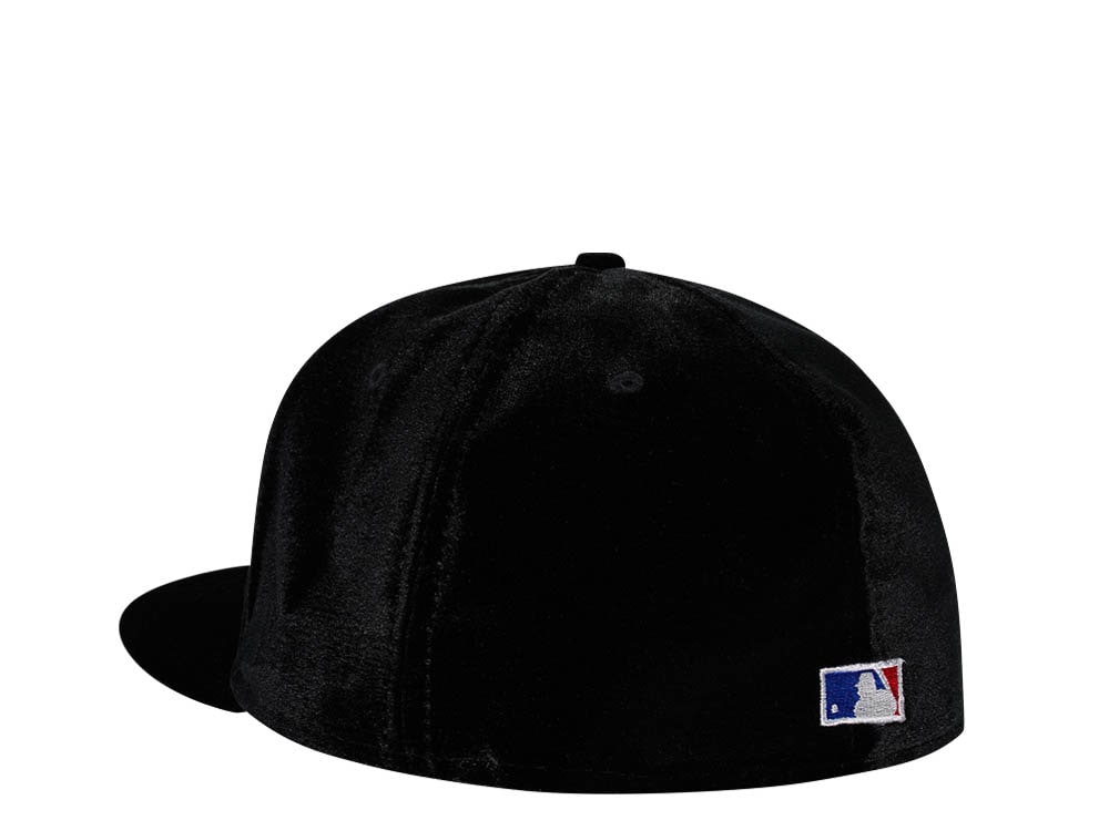 New Era New York Mets 40th Anniversary Black Velvet Edition 59Fifty Fitted Hat