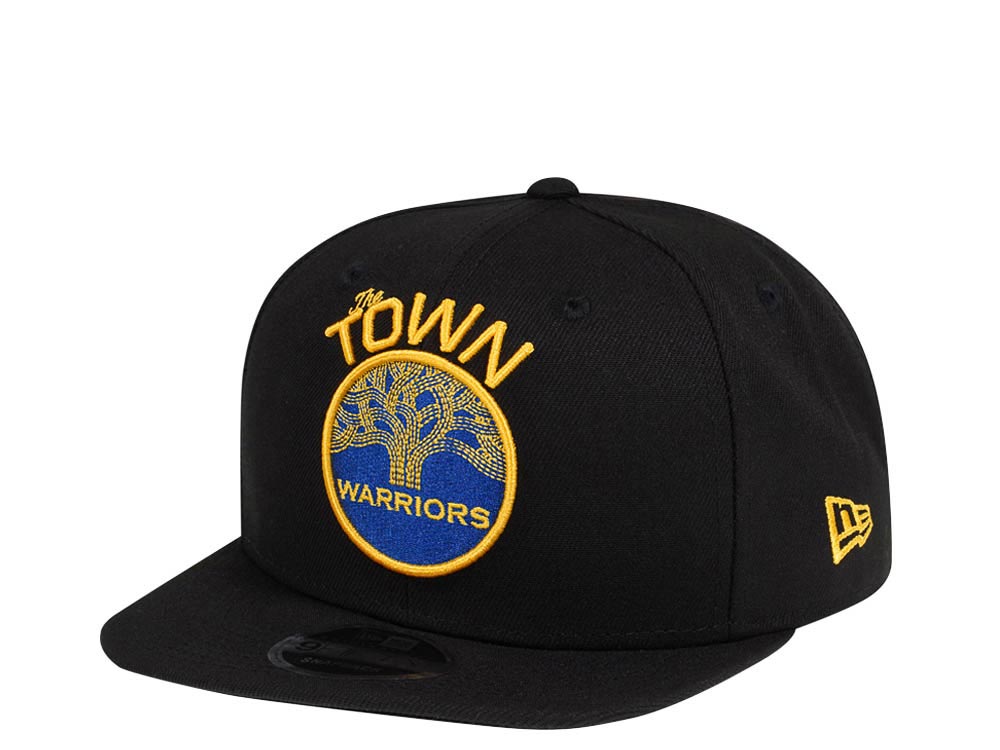 New Era Golden State Warriors Original Fit Black 9Fifty Snapback Hat