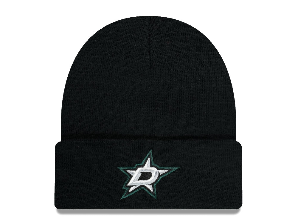 American Needle Dallas Stars Cuffed Black Mutsen