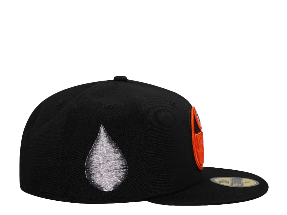 New Era Edmonton Oilers Black Drop Prime Edition 59Fifty Fitted Hat