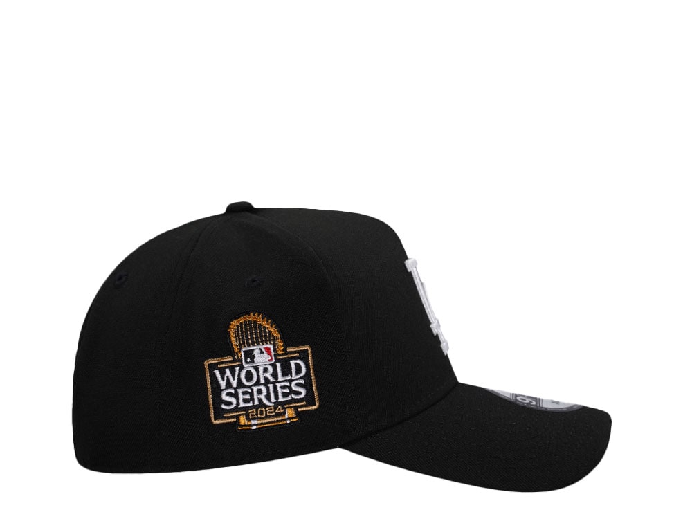 New Era Los Angeles Dodgers World Series 2024 Black Edition 9Forty A Frame Snapback Hat