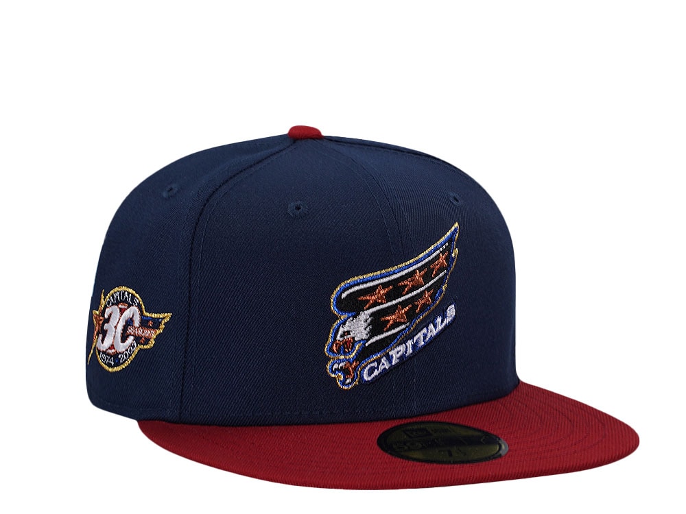 New Era Washington Capitals 30th Anniversary Throwback Two Tone Edition 59Fifty Fitted Cap