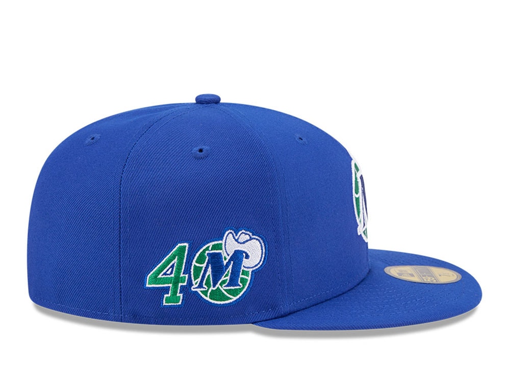 New Era Dallas Mavericks HWC 40th Anniversary Blue 59Fifty Fitted Cap