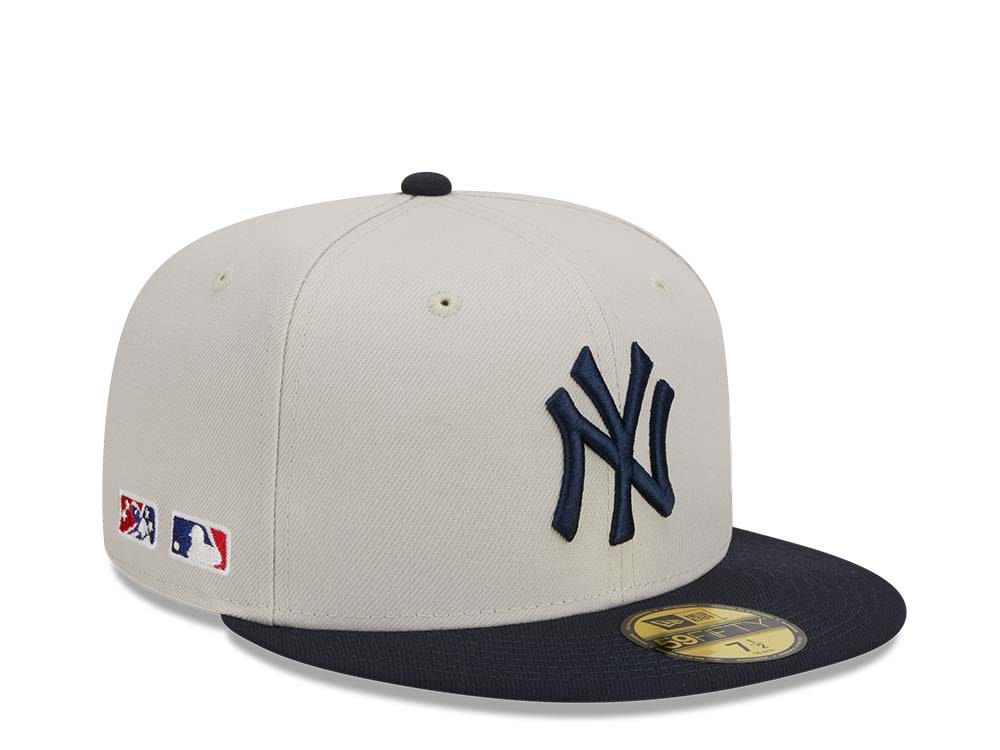 New Era New York Yankees Farm Team Stone Throwback Two Tone Edition 59Fifty Fitted Hat