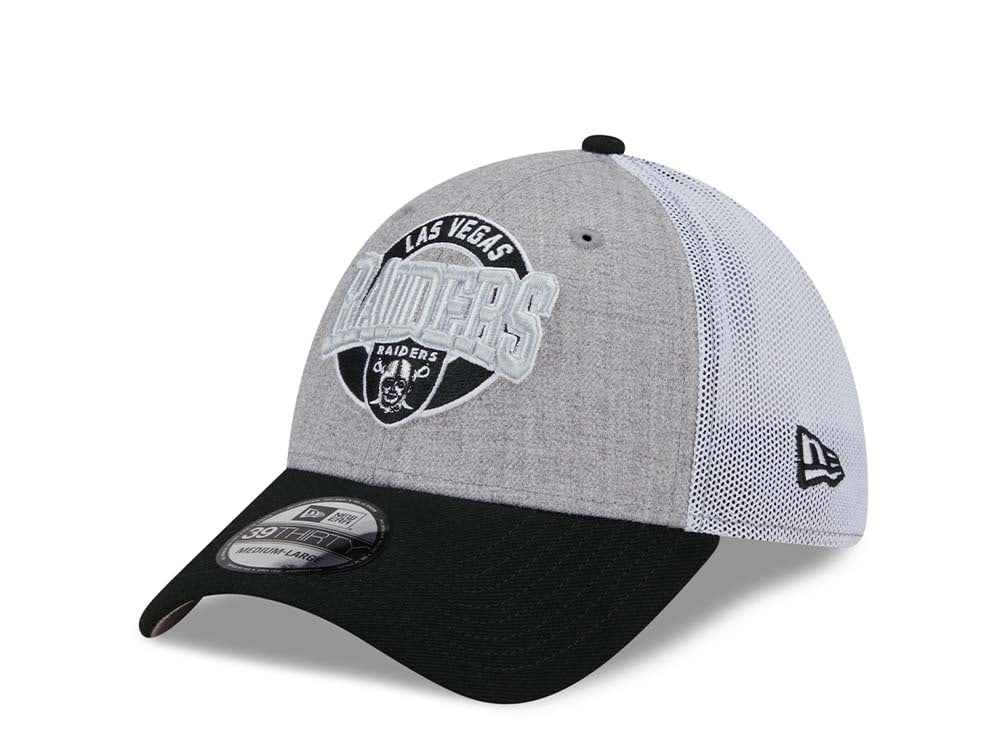 New Era Las Vegas Raiders Heather Trucker Two Tone Edition 39Thirty Stretch Hat