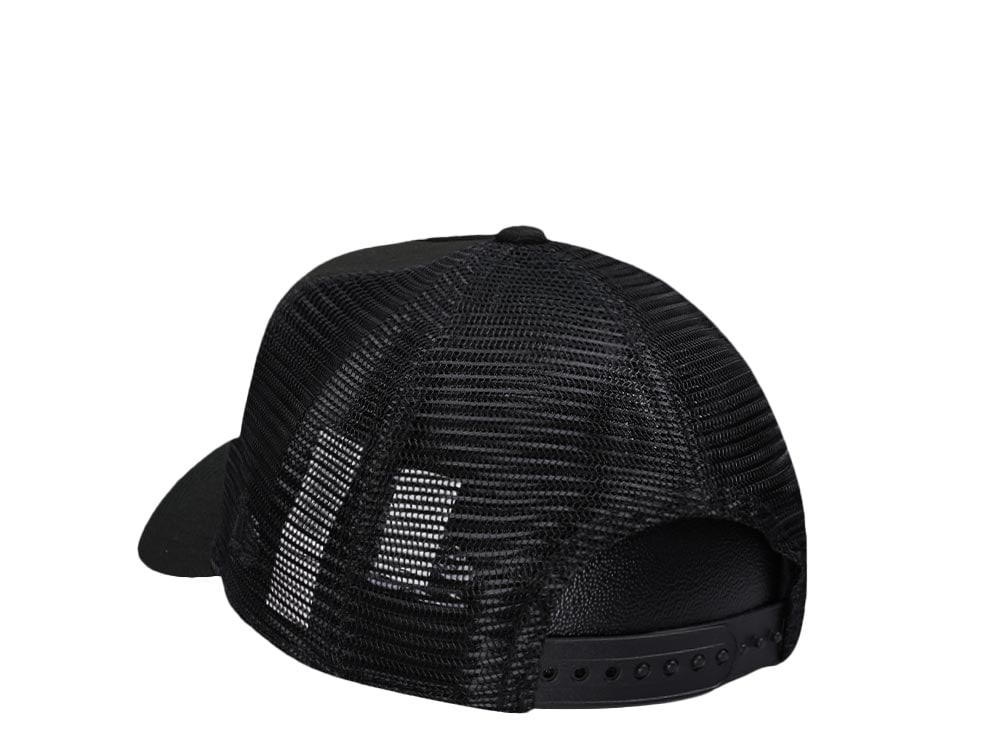 New Era Houston Astros Astrodome Black Throwback 9Forty A Frame Trucker Snapback Hat