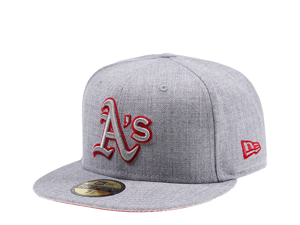 New Era Oakland Athletics Heather Prime Edition 59Fifty Fitted Hat