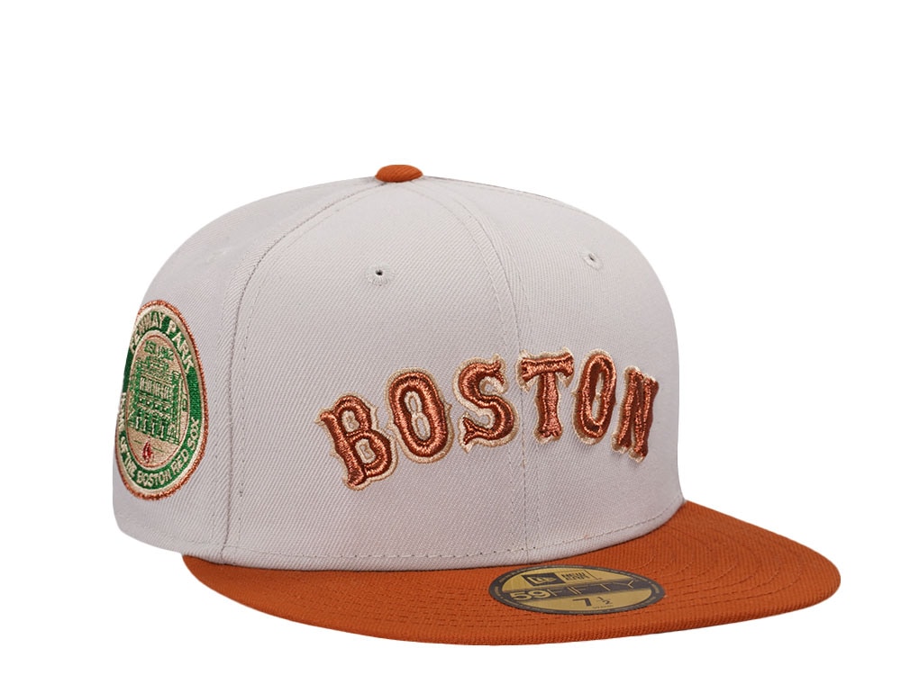 New Era Boston Red Sox Fenway Park Rusty Stone Two Tone Edition 59Fifty Fitted Hat