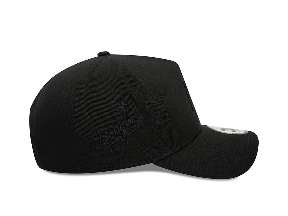 New Era Los Angeles Dodgers Monochrome Black A Frame Snapback Hat
