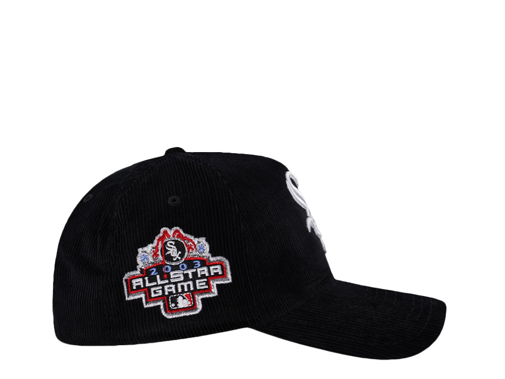 New Era Chicago White Sox All Star Game Black Corduroy Prime Edition 9Forty A Frame Snapback Cap