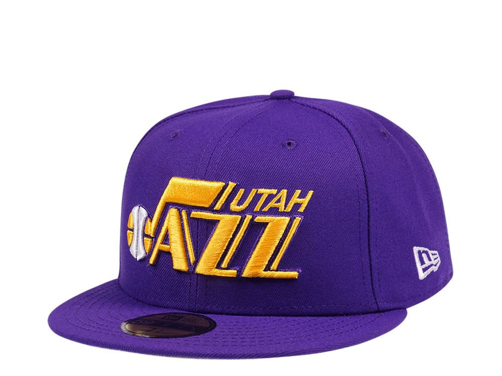 New Era Utah Jazz Throwback Jersey Fit Edition 59Fifty Fitted Hat