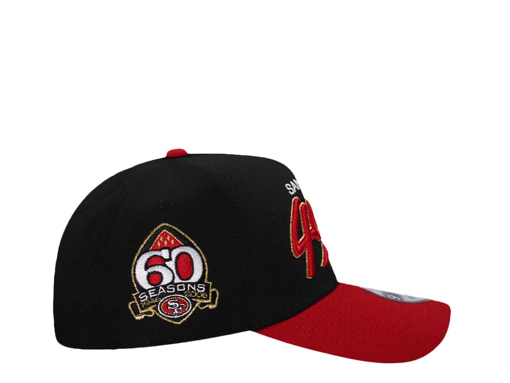 New Era San Francisco 49ers 60 Seasons Two Tone 9Forty A Frame Snapback Hat