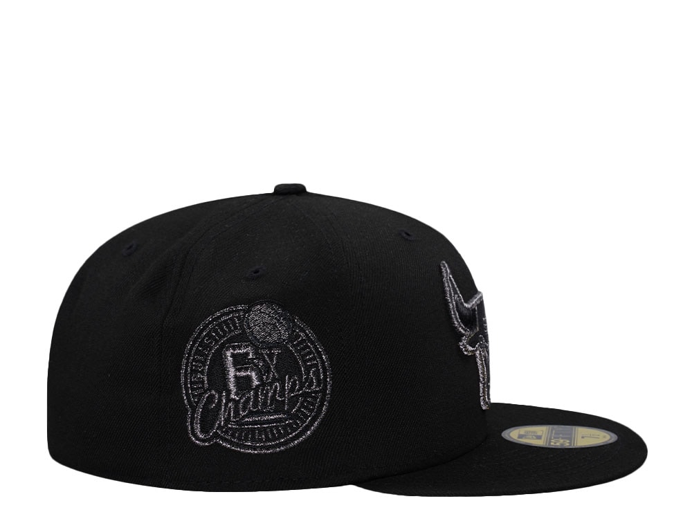 New Era Chicago Bulls 6x Champs Liquid Titanium Prime Edition 59Fifty Fitted Cap