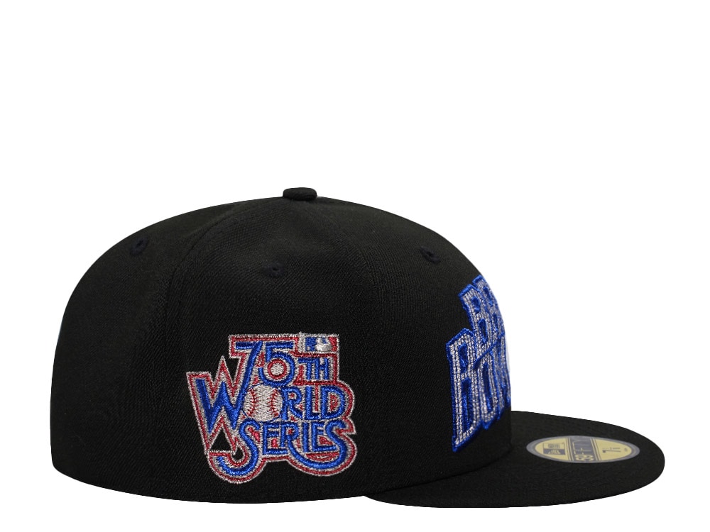 New Era New York Yankees 75th World Series Bronx Bombers Black Prime Edition 59Fifty Fitted Cap