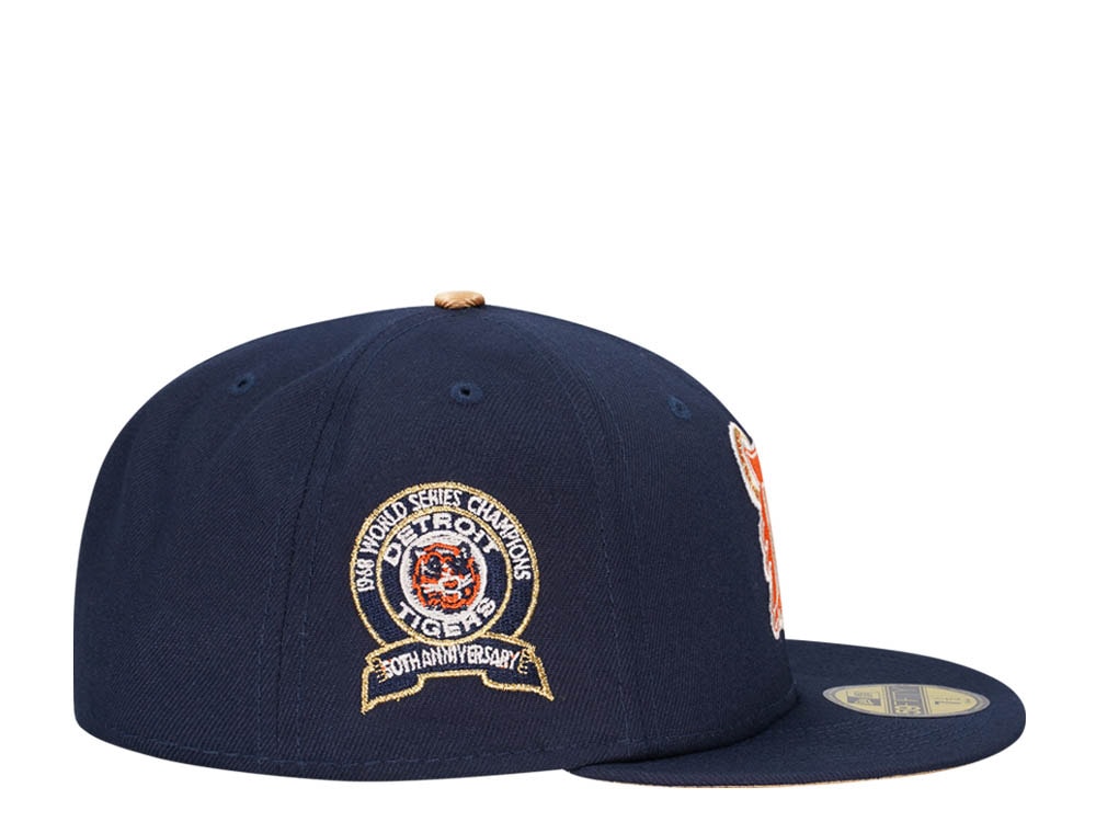 New Era Detroit Tigers 50th Anniversary World Series 1968 Cool Gold Edition 59Fifty Fitted Hat