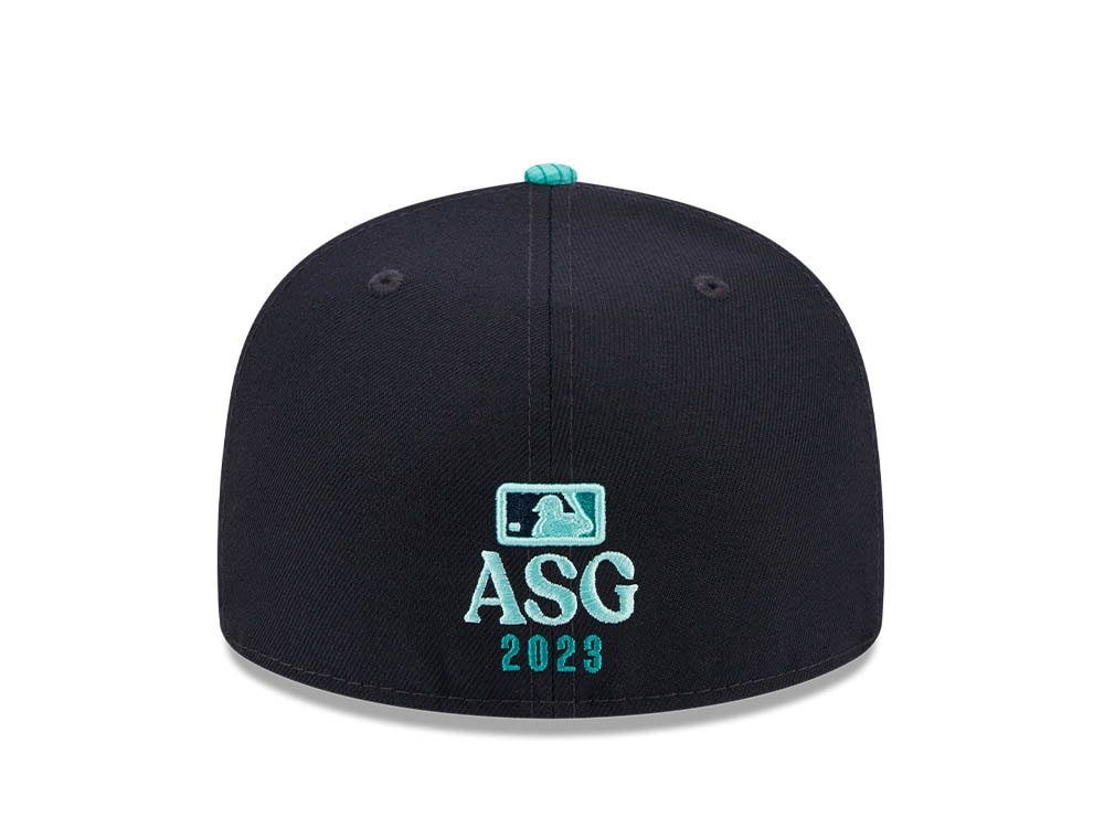 New Era Seattle Mariners All Star Game 2023 Topo E1 Two Tone Navy Edition 59Fifty Fitted Hat