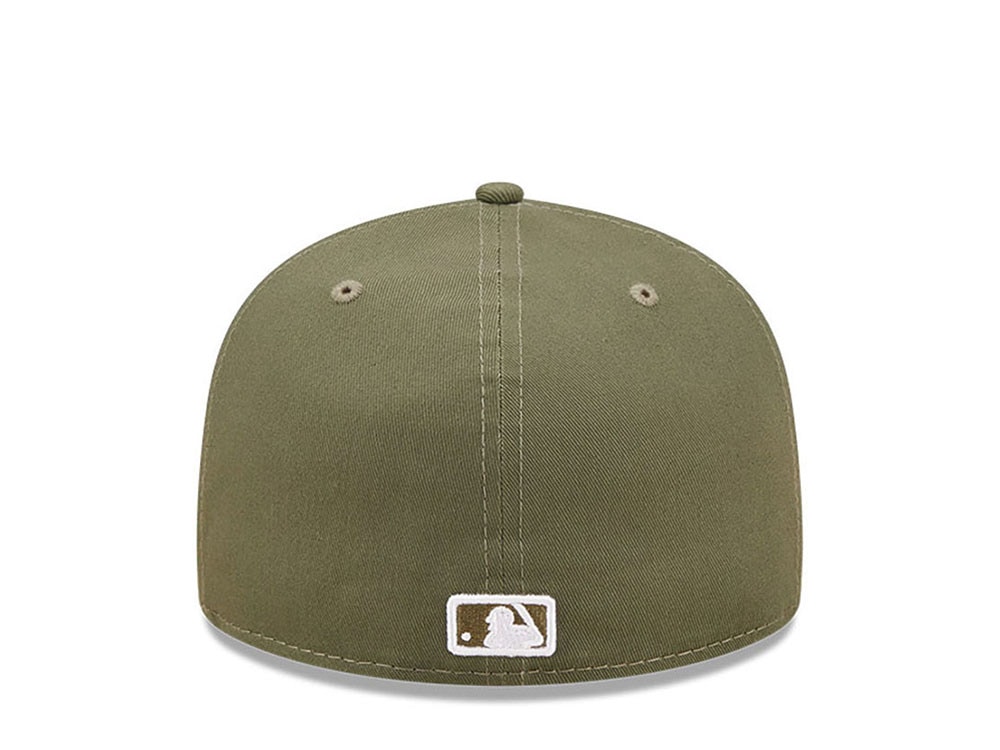 New Era New York Yankees Plain Olive Prime Edition 59Fifty Fitted Cap