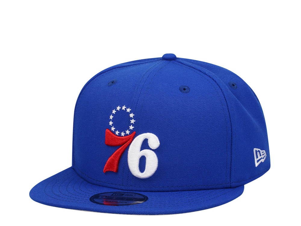 New Era Philadelphia 76ers Blue Classic Edition 9Fifty Snapback Hat