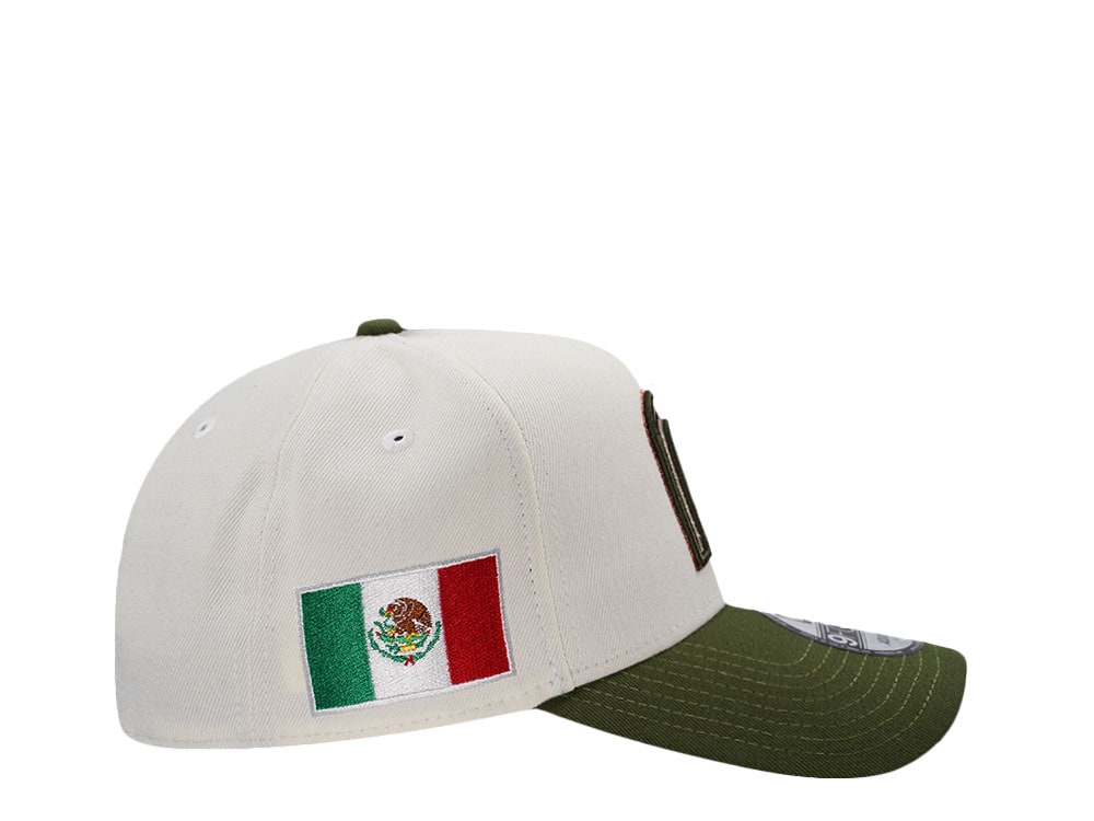 New Era Mexico World Baseball Classic Mexico Chrome Two Tone Edition 9Forty A Frame Snapback Cap