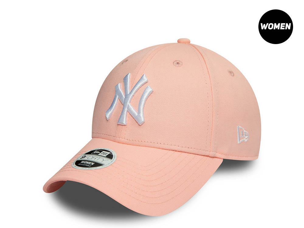 New Era New York Yankees League Essential Light Pink Womens 9Forty Strapback Hat