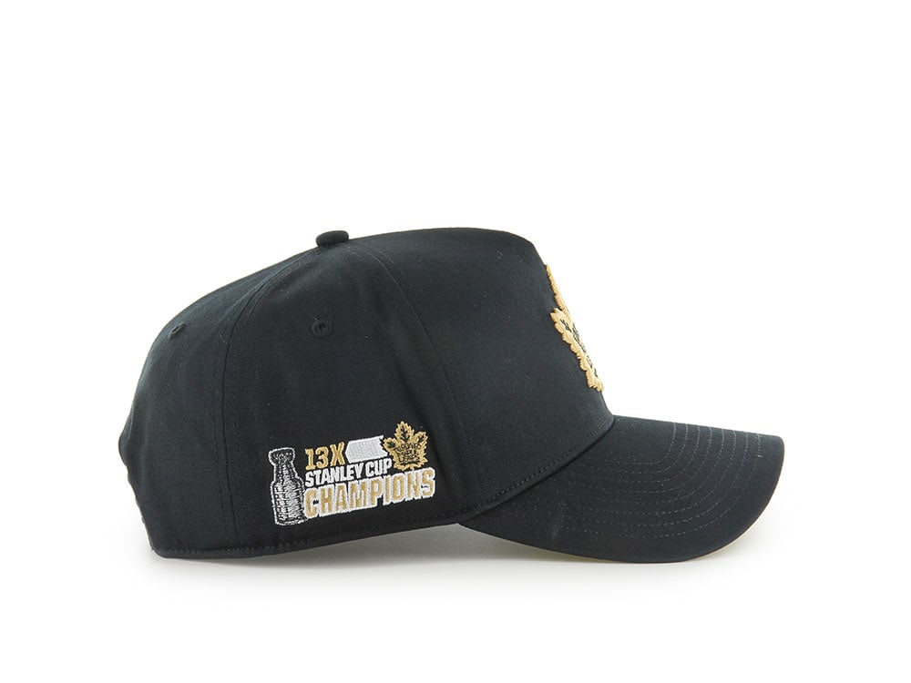 47Brand Toronto Maple Leafs Vintage Stanley Black Sure Shot Edition MVP Snapback Cap