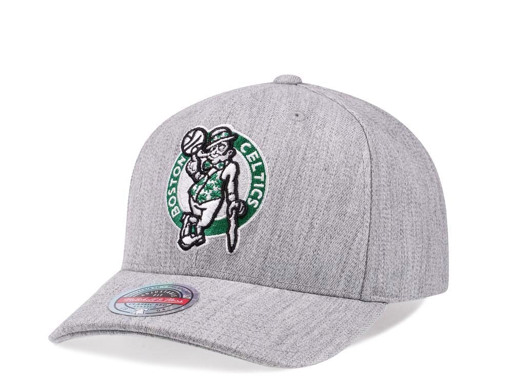 Mitchell & Ness Boston Celtics Heather Red Line Flex Snapback Hat