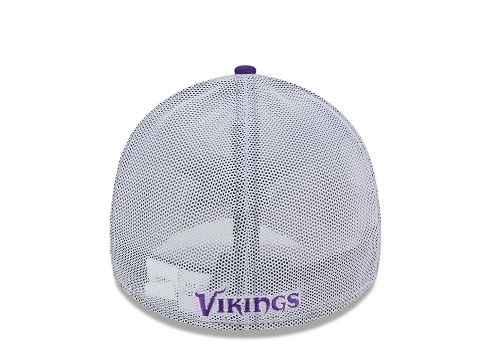 New Era Minnesota Vikings Heather Trucker Two Tone Edition 39Thirty Stretch Hat