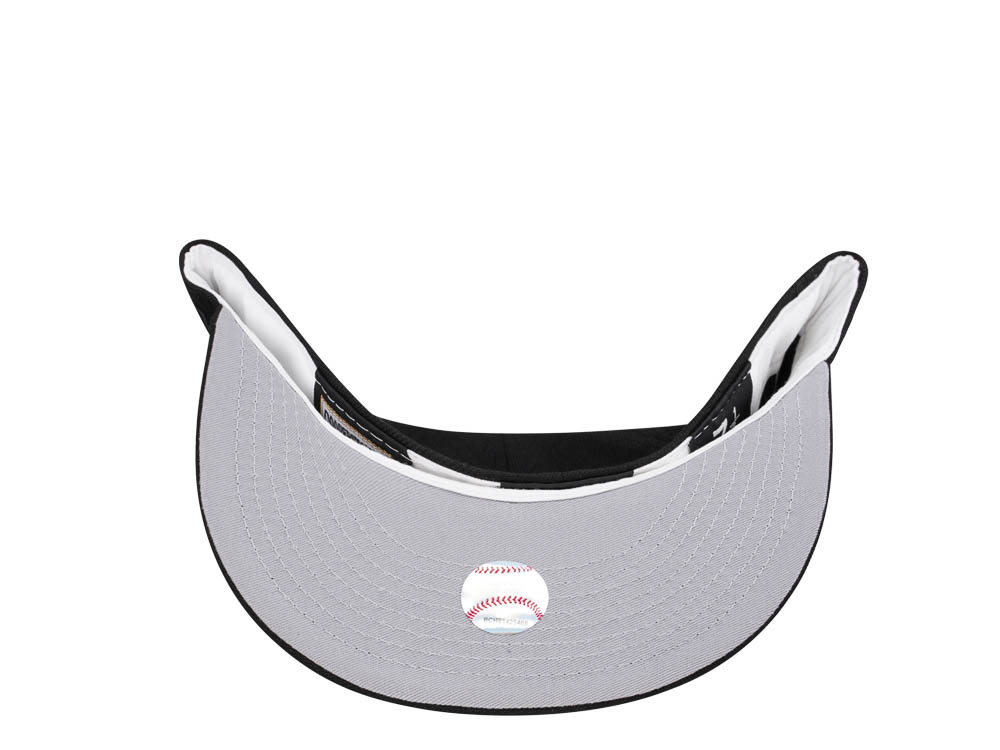 New Era Oakland Athletics 30th Anniversary Black Silver Color Flip Edition 59Fifty Fitted Hat