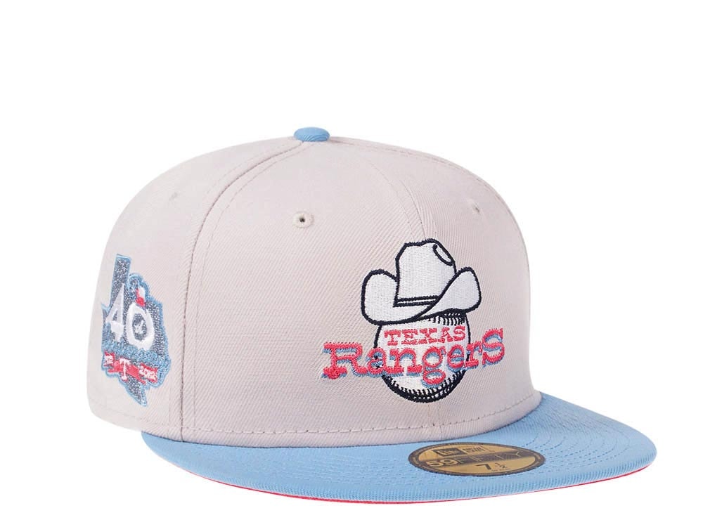 New Era Texas Rangers 40th Anniversary Iced Lava Edition 59Fifty Fitted Hat