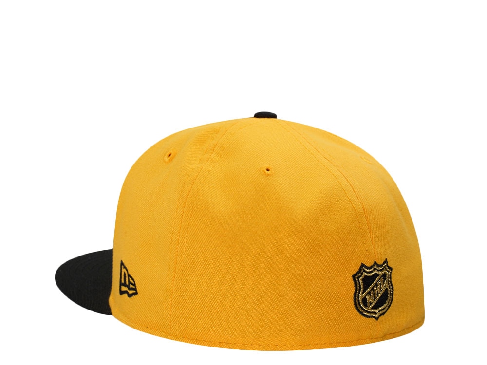 New Era Pittsburgh Penguins Stadium Series 2017 Black and Yellow Two Tone Edition 59Fifty Fitted Hat