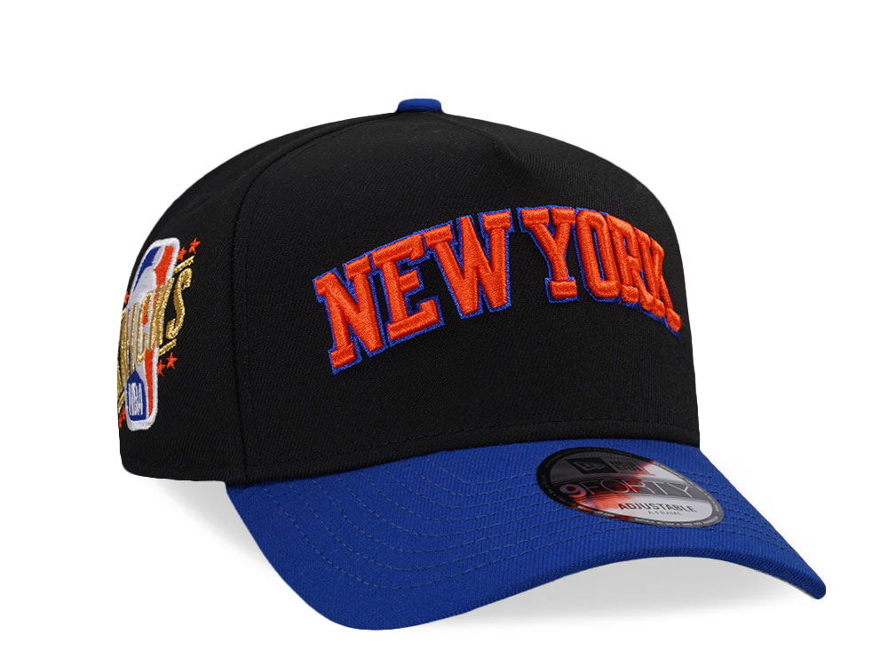 New Era New York Knicks Two Tone Prime Edition 9Forty A Frame Snapback Hat