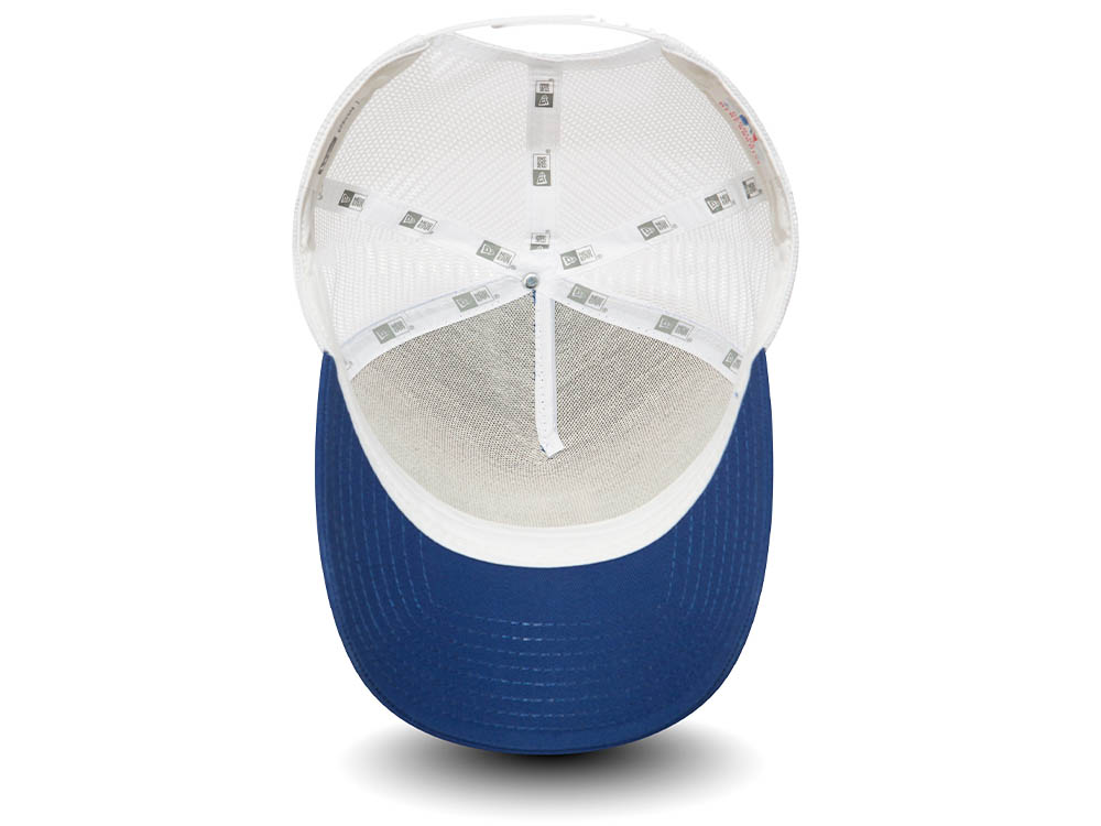 New Era Los Angeles Dodgers League Essential Blue 9Forty A Frame Trucker Snapback Hat